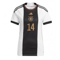 Tyskland Jamal Musiala #14 Hemmatröja Kvinnor VM 2022 Korta ärmar